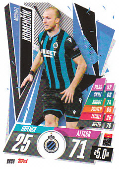 Michael Krmencik Club Brugge 2020/21 Topps Match Attax CL #BRU09